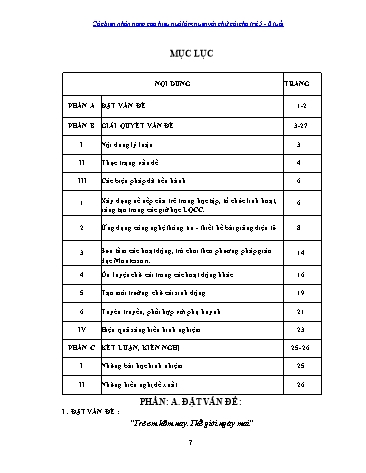 Sáng kiến kinh nghiệm Các biện pháp nâng cao hiệu quả làm quen chữ cái cho trẻ 5-6 tuổi