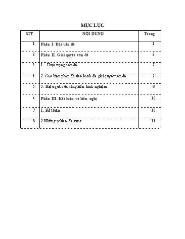 Sáng kiến kinh nghiệm Ứng dụng một số trò chơi, thí nghiệm trong hoạt động học cho trẻ 4-5 tuổi